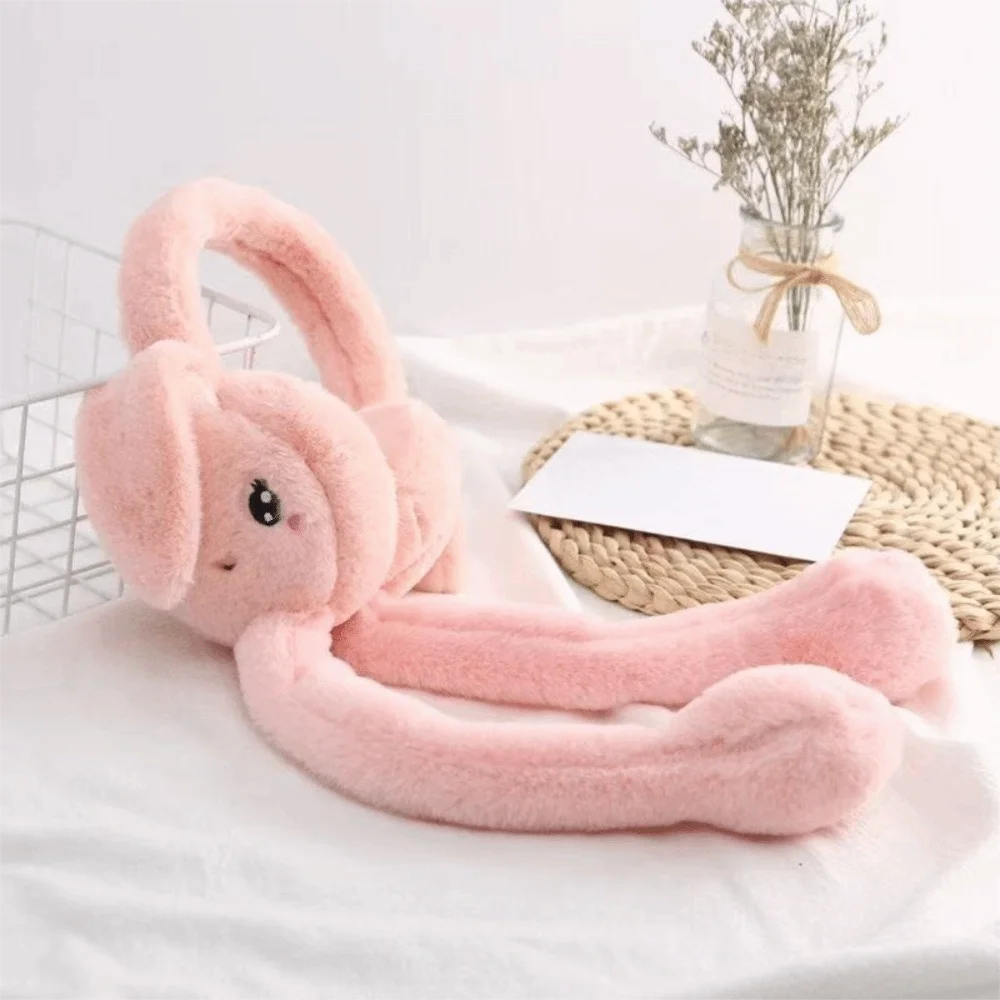 Soft Rabbit Earmuffs Imitation Fur Cartoon Ear Cover Windproof Cold Proof Winter Earmuffs Winter