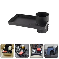 Car Drink Holder Multifunction Water Cup Holder Auto Interior Sundries Storage Box Car Seat Dessert Plate Food Tray
