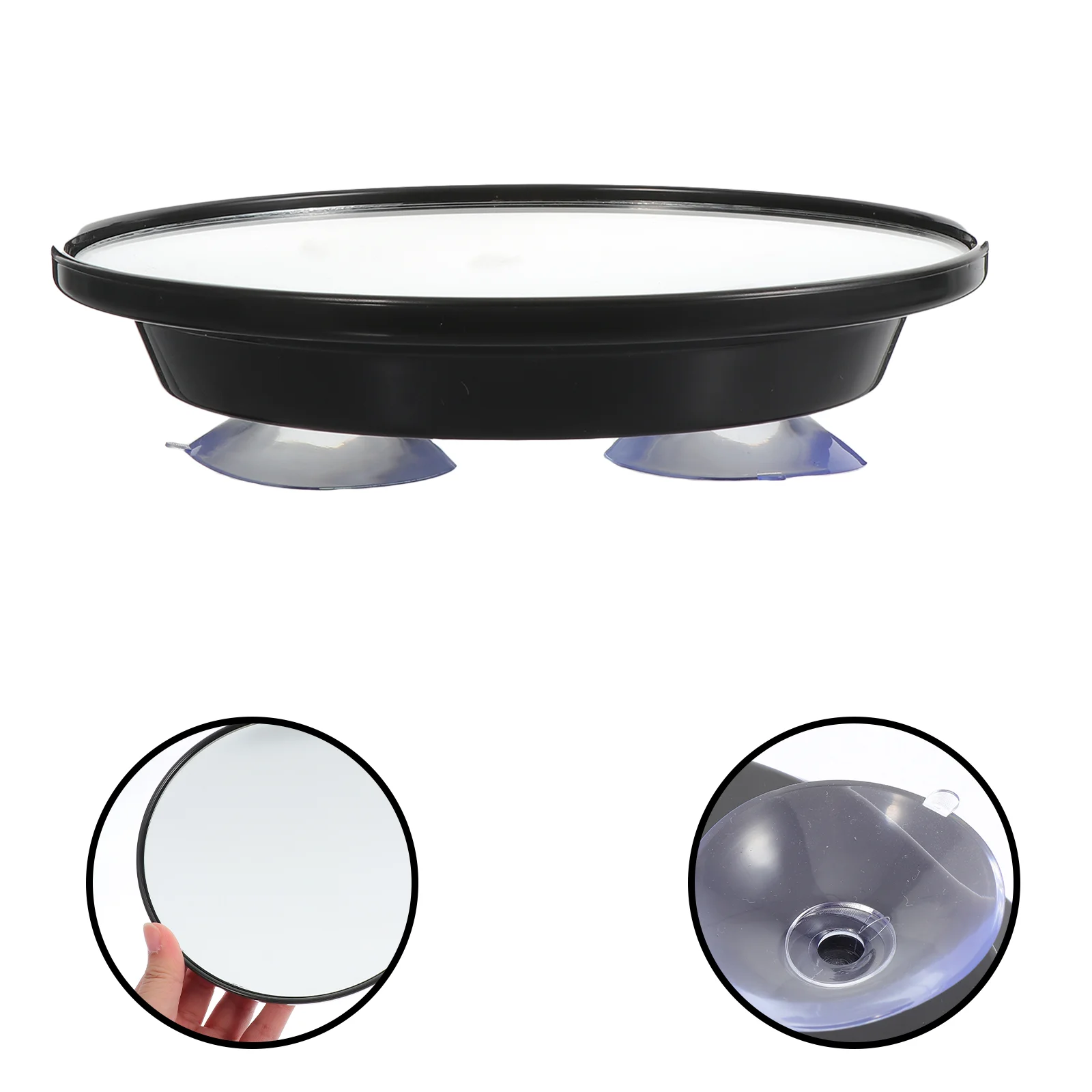 Wall Mounted Makeup Mirror Suction Cup Magnifying Glass Magnified Vanity Sucker Cosmetics Round