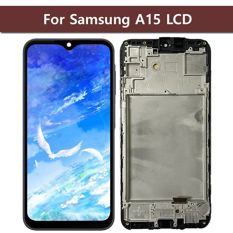 

6.5 Inch AMOLED LCD Screen For Samsung A15 4G A155F A15 5G A156 LCD Display Touch Screen Digitizer Assembly Replacement