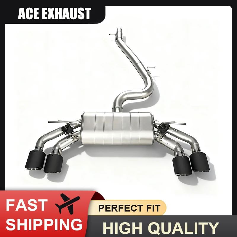 ACE Exhaust Systems Valved Exhaust Catback Muffler for VW Golf 7/MK7/R/7R 2.0T Performance Exhaust Pipe Lossless Installation