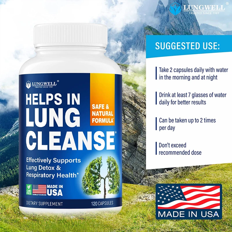 Made In The USA Smoking Quit Aid - with L-Tryptophan To Help Clear Lungs & Quit Smoking - Stress Relief