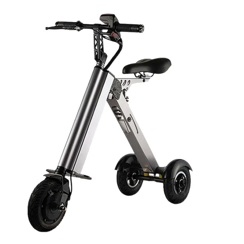 

Folding electric car Ultra light portable bicycle Adult men and women Small battery car Tricycle electric