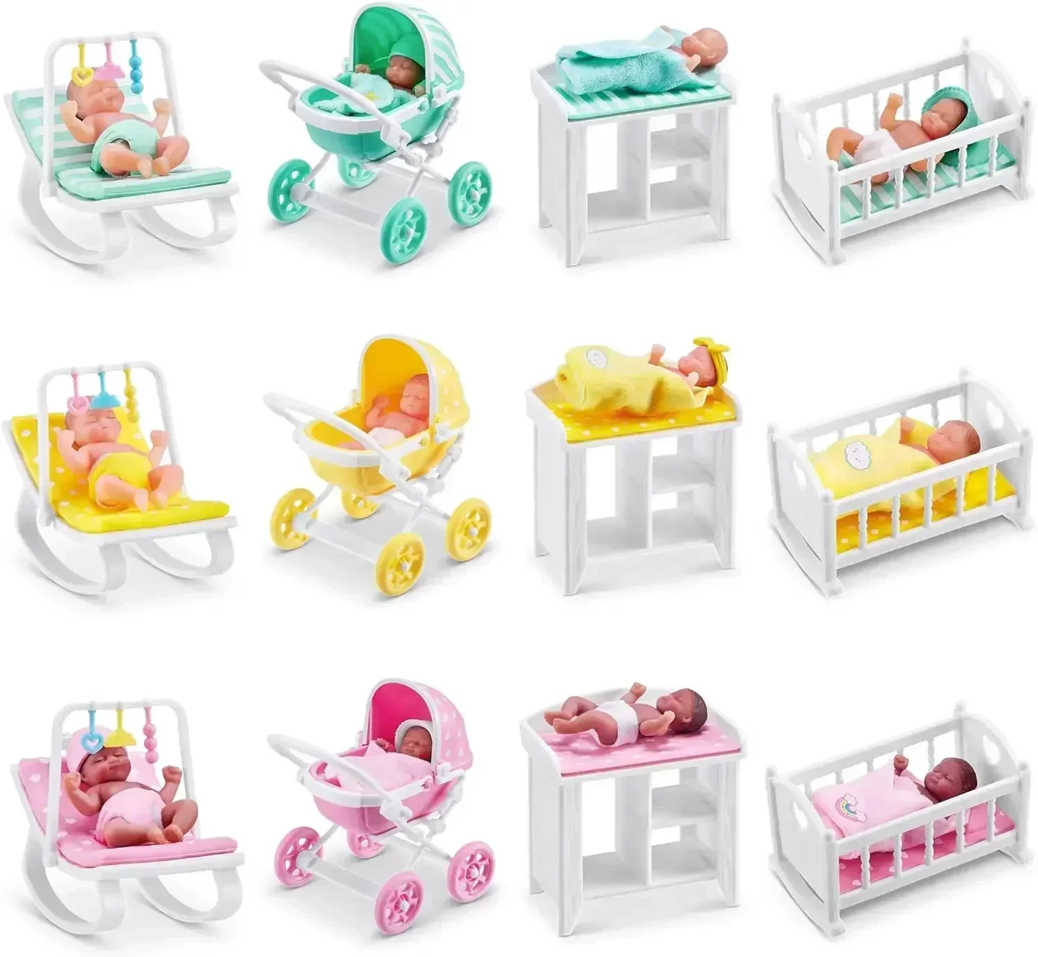 Zuru mein mini baby mini verse anime fiugres diy mini überraschung 5 action figuren mini vers spa dekoration geburtstags geschenk für kinder