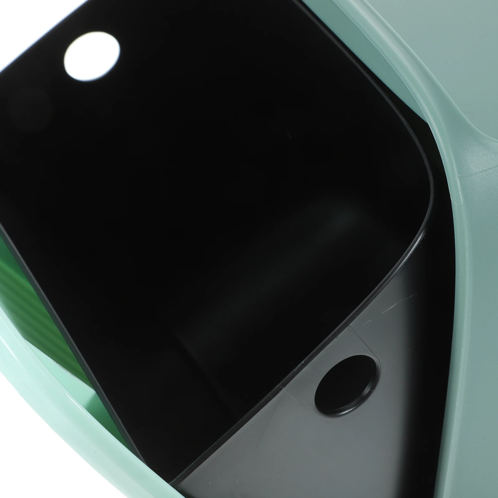 

Storage Mini Trash Can with Lid Office Bins Waste Basket Plastic Garbage Desktop Cans