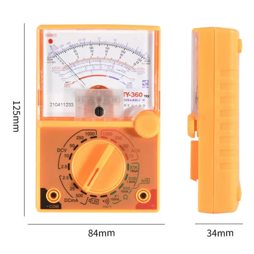 YX-360TR Analog Measurement Tool for Engineers Technicians and Students Requiring Accurate Electrical Readings