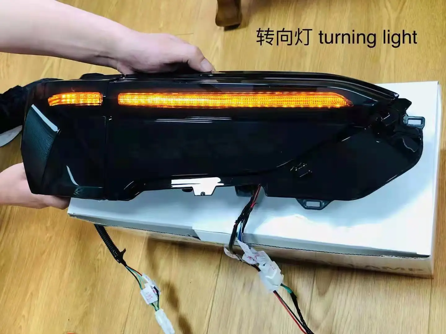 With Sequential Indicator Turn Signal Projector Full Rear LED Taillight Tail Lamp Light for Rav4 2019 2020 2021