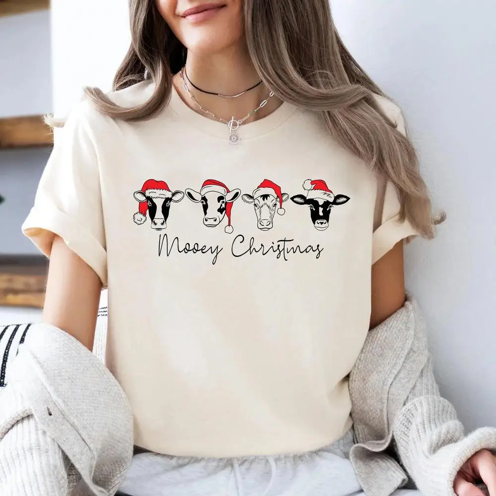 

Christmas Farm Animals Sweatshirt, Coottn T-Shirt,Merry Christmas Shirt, Christmas Highland Cow Sweater Farm Christmas Shirt