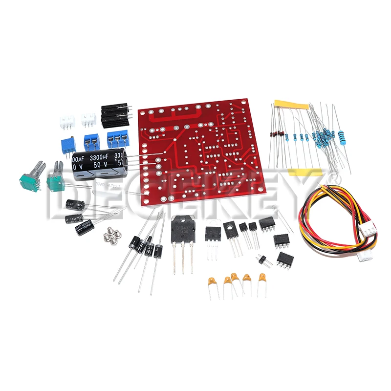 0-30V 2mA-3A DC Regulated Power Supply Kit 0-100V Voltmeter Continuously Adjustable Current Limiting Protection 0-100V
