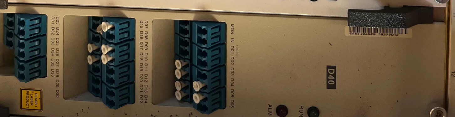 การ์ด TLF OTN BWS 1600G DWDM M40 D40