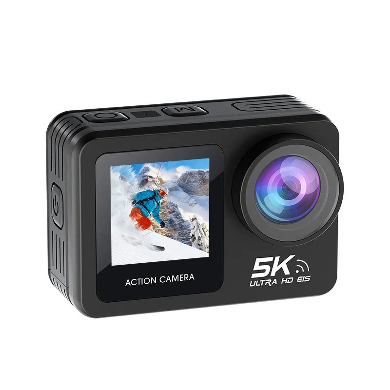 5k 60fps Go Pro Body Waterproof Sports Camera Nightshot Video Wifi Dual Screen 170 Wide Angle Mini Anti-shake Action Camera