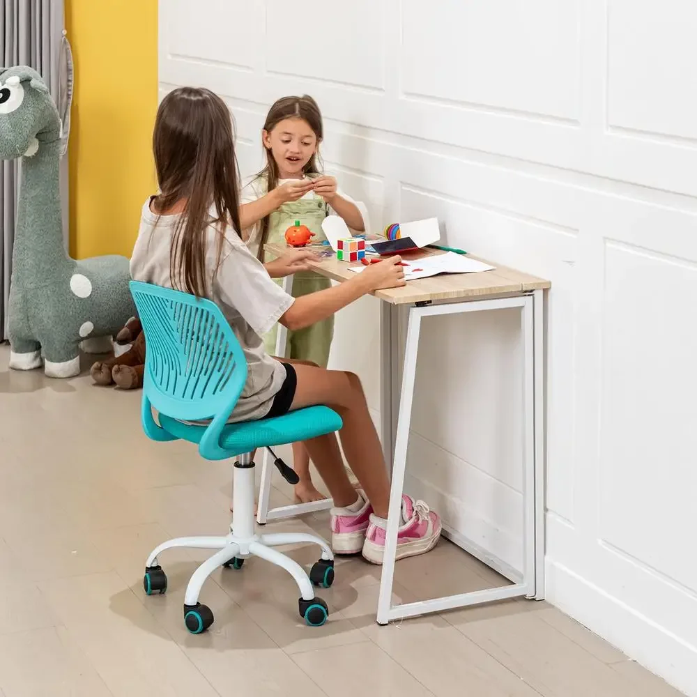 Adjustable Purple Kids Desk Chair with Swivel Wheel and Ergonomic Backrest Ideal Study Areas and Home Offices Supports up to 250 image 6