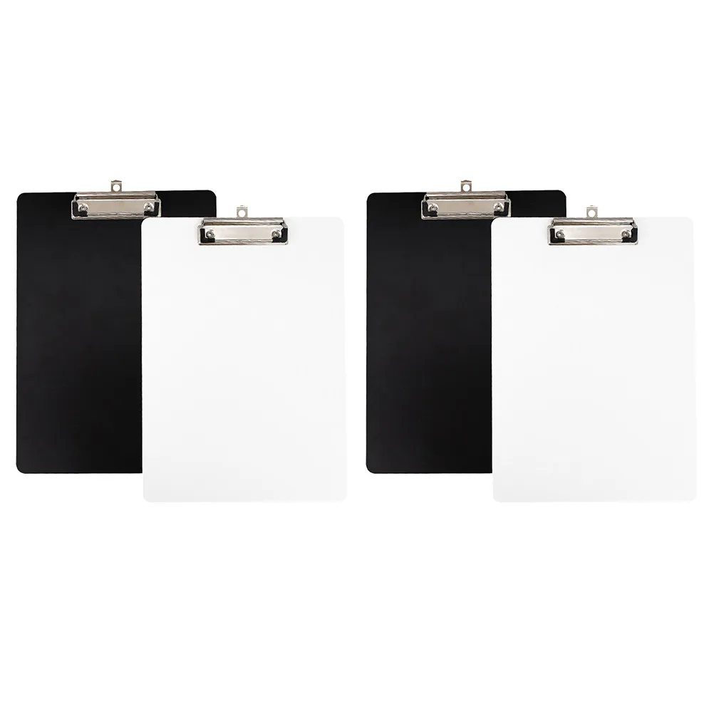 

4 Pcs Multi-purpose Document Holder Board Clipboards Classroom Portable Writing Plastic Storage