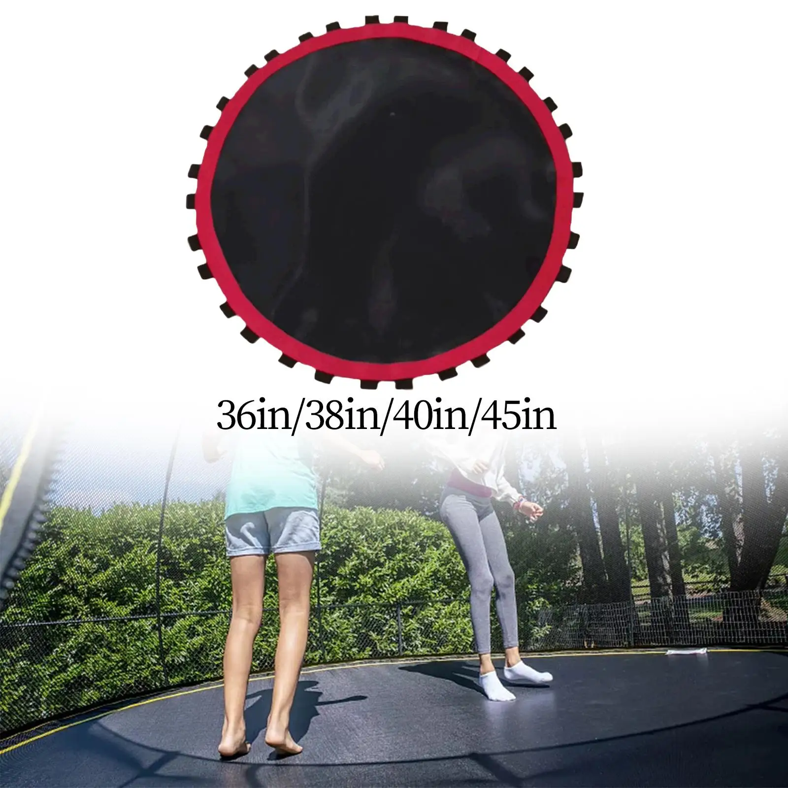 Trampoline Mat Lightweight Round Jumping Mat for Workout Gymnastics Exercise