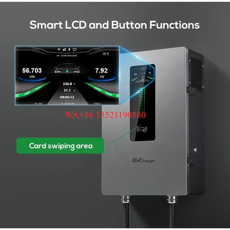 WMWMNU for Ovrod 40Kw Electric Vehicle Charging Station Fast Charging Pile Wall Mounted Ev Home Car Charger Gbt Fast Dc Ev