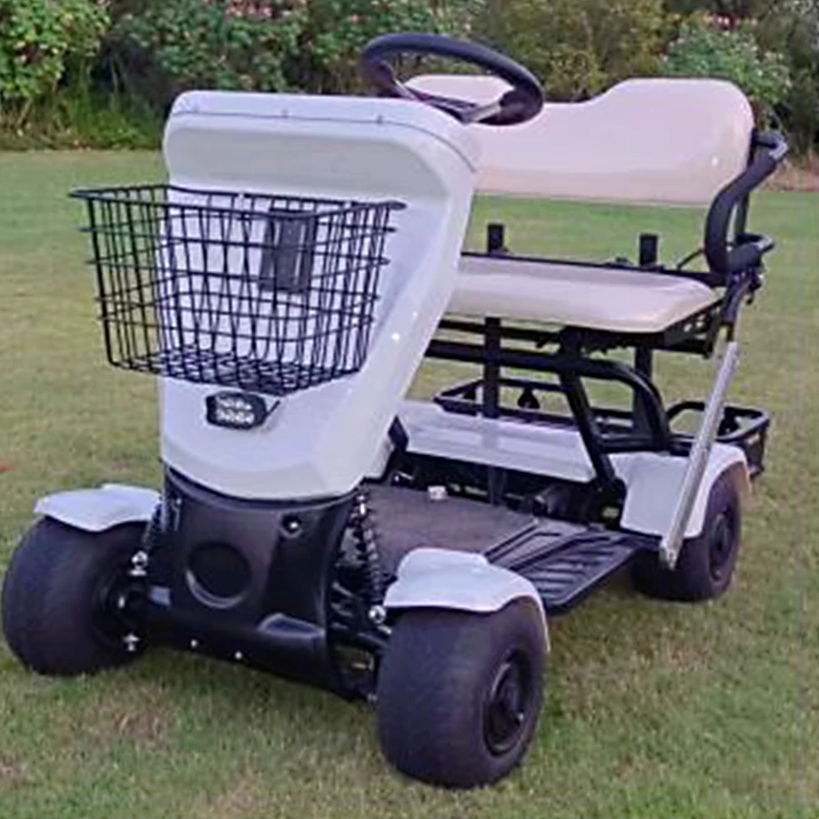 ESWING High Quality Auto Folding 4 Wheel Drive Electric Cart 2000W 2 Seat Cart