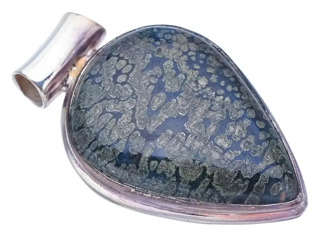 

Hesy® Natural Apache Parmyorite Handmade 925 Sterling Silver Pendant 1.25" F3609