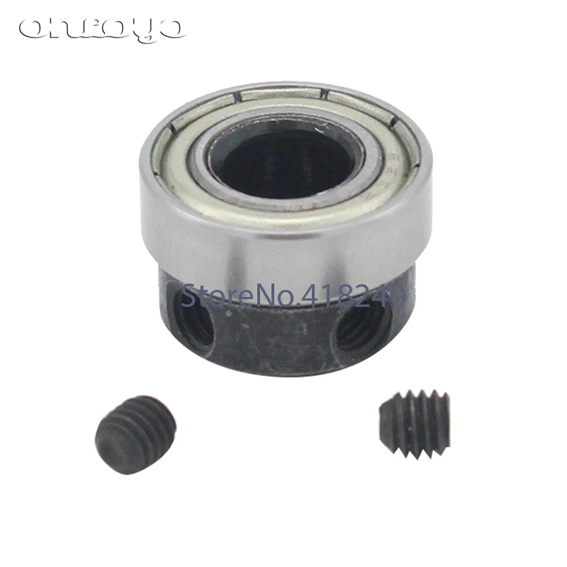 Computer Embroidery Machine Parts 689 Bearing With Base Bearing Collar Screw Drive Shaft Retainer