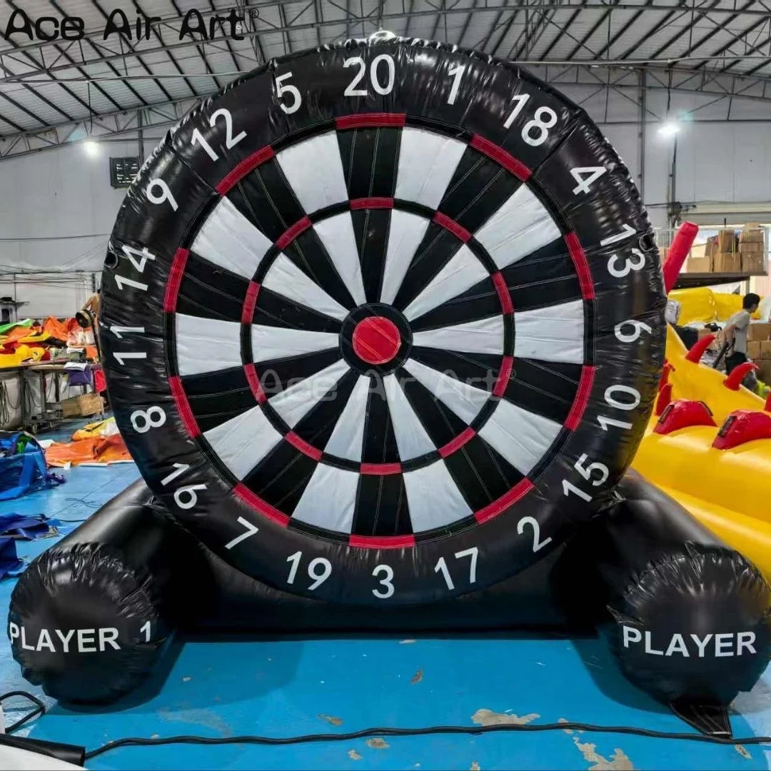 

Inflatable Football Target Shooting Game Fun Interactive Inflatable Sports Game for Kids & Adults Entertainment