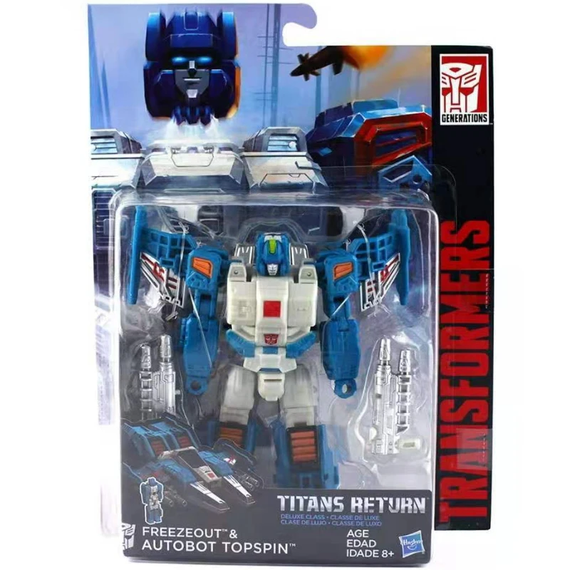 In Stock Transformers G Series Titans Return D-Class Topspin Collectible Action Figure Hello Kitty Pokemon Stitch Official Gifts