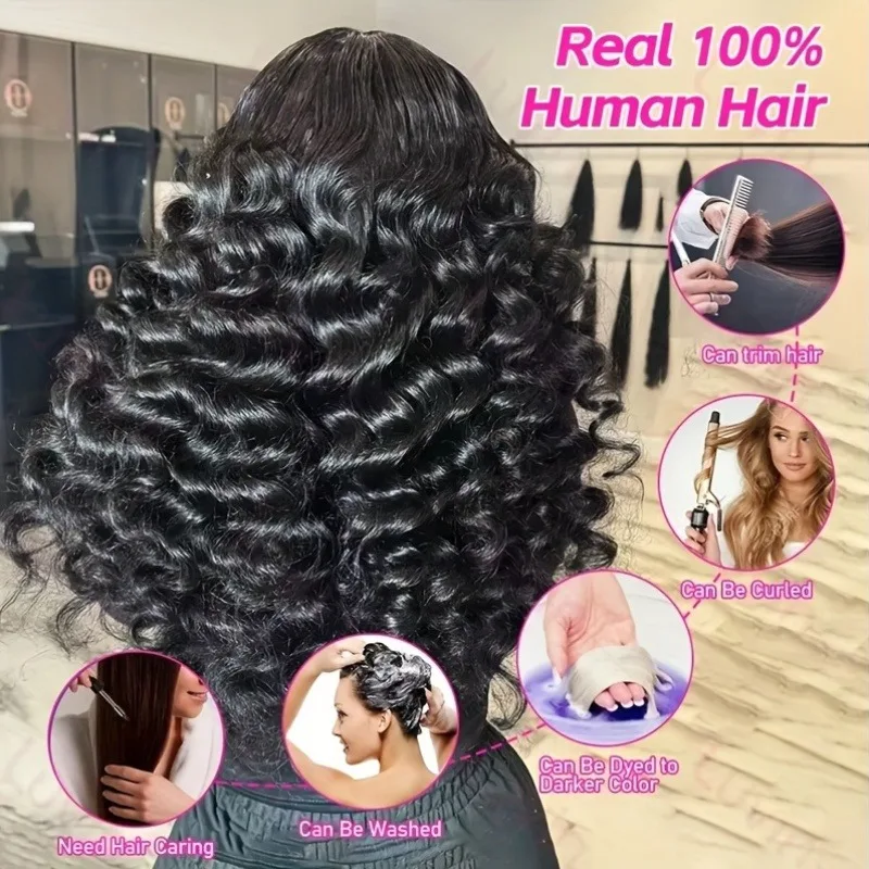 5x5 hd fechamento perucas de cabelo humano onda profunda perucas dianteiras do laço para preto feminino 200% dentisy 12a peruca encaracolado profundo sem cola