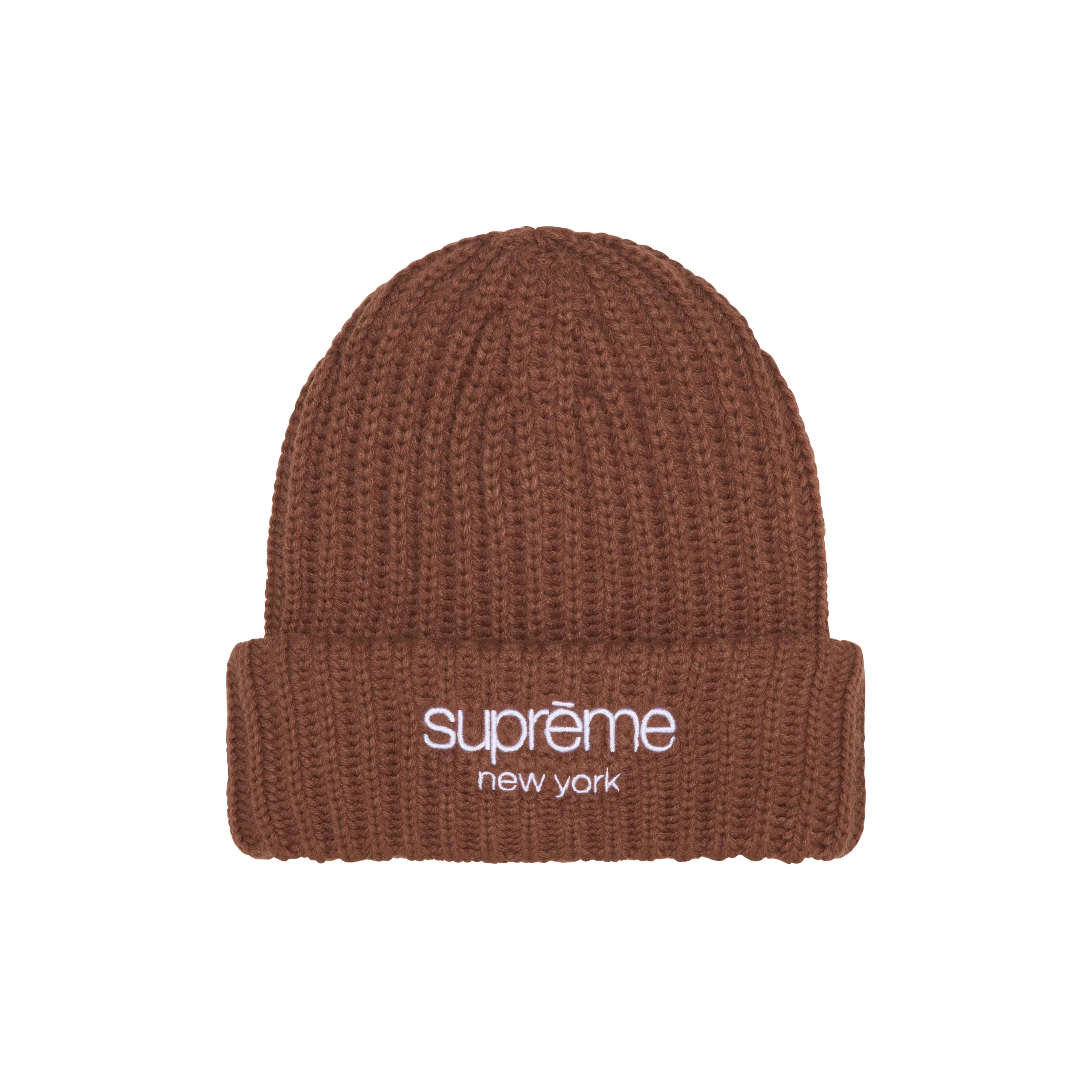 Supreme Beanies Unisex FW25BN42 BLACK