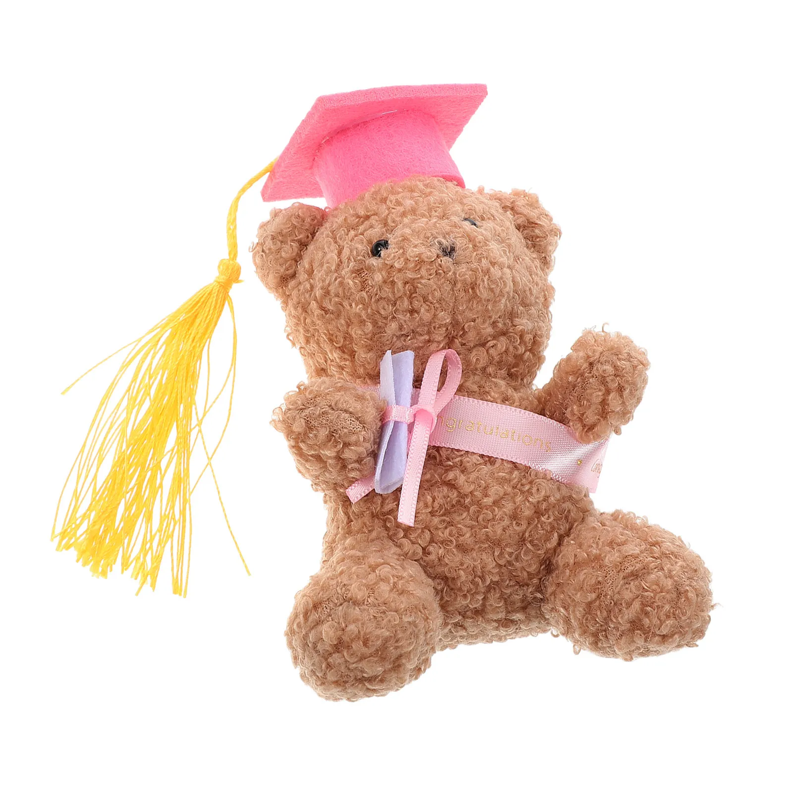 

Graduation Bear Stuffed Animal 2024 Cute Scholar Bear Soft Huggable Keepsake for Graduates Dorm Decor Gift Party Favor