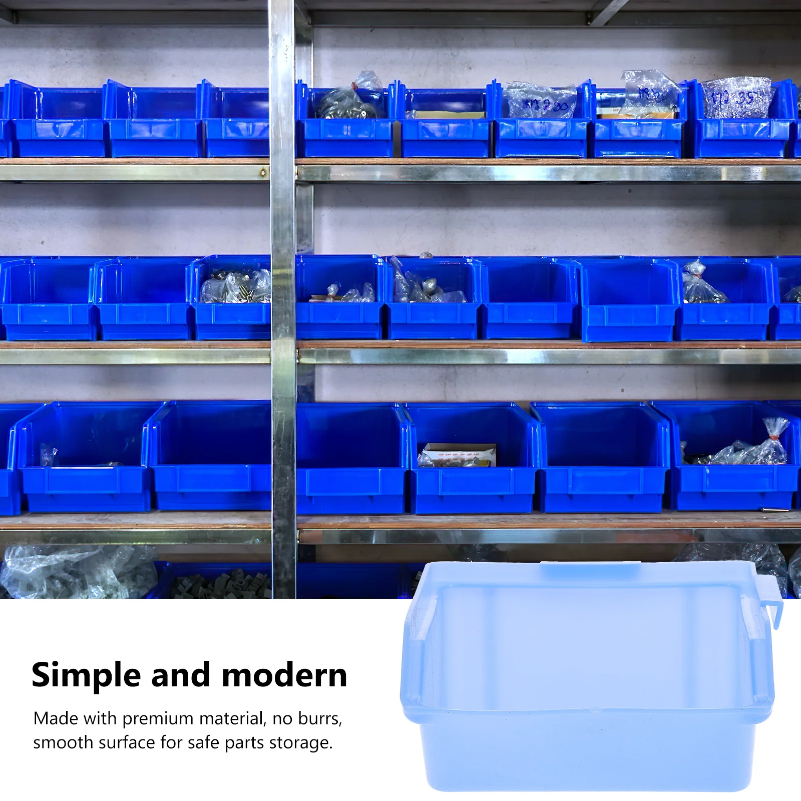 

Tool Storage Case 12Pcs Oblique Mouth Parts Organizer Plastic Screw Box Home Utility Tray