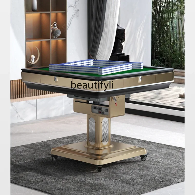 FG11Mahjong machine household scratch-free card automatic electric heating folding mahjong table dining table dual-purpose