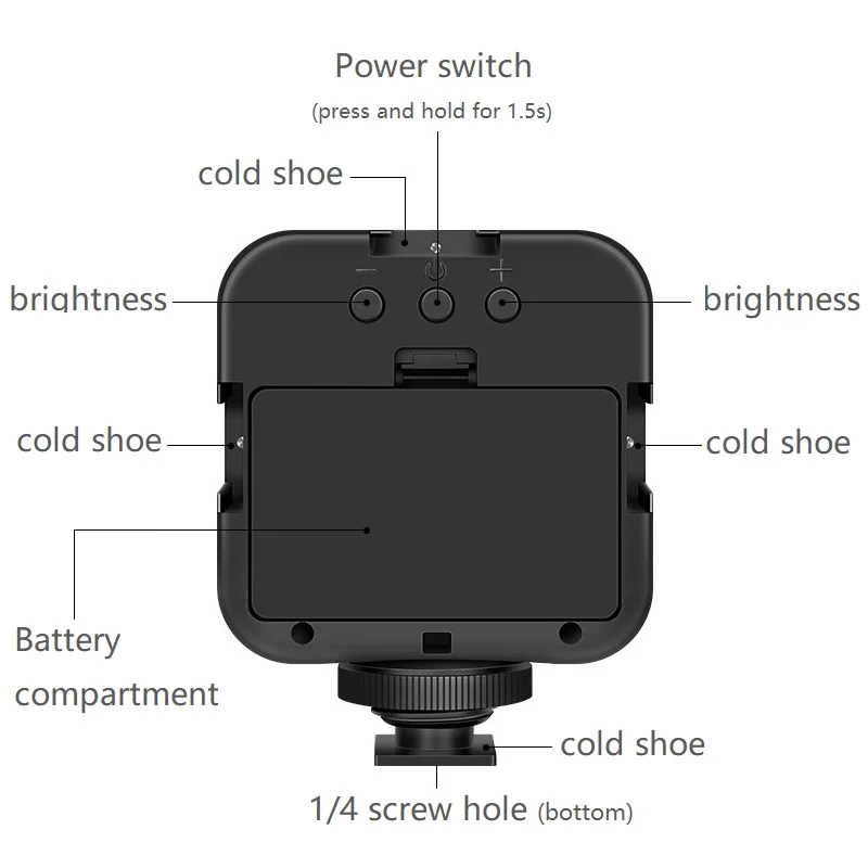 Mcoplus المحمولة البسيطة Selfie ملء الضوء 6000K 3 طرق قابل للتعديل ل هاتف الكاميرا Tik Tok يوتيوب Vlog التصوير استوديو مصباح F