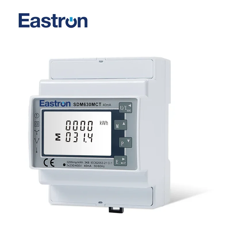 SDM630MCT 40mA Three Phase Electrical Meter for Solar PV System,CT Connected,NON MID