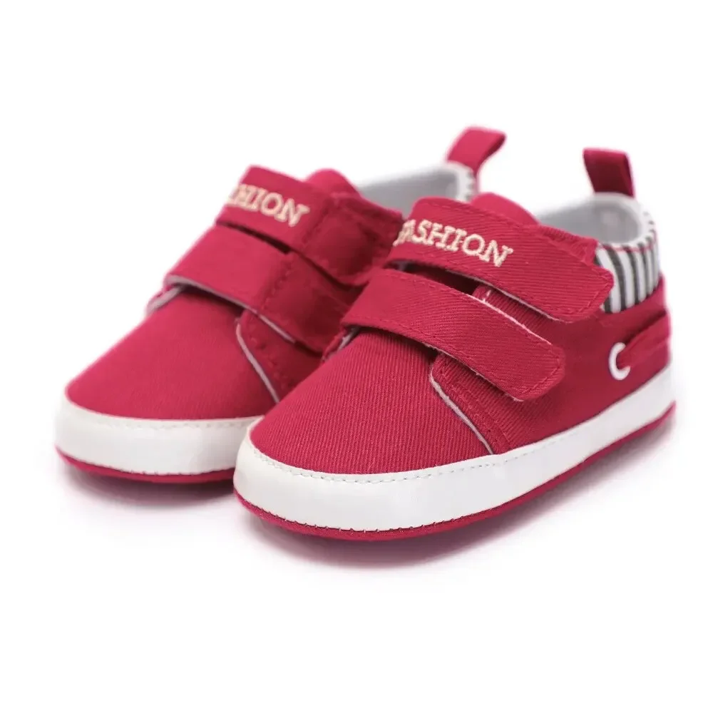 Meckior Baby Boy Sneakers Pasgeboren Gestreepte Zachte Zool Casual Baby Jongens Meisjes Schoenen Eerste Wandelaar Peuter Wieg Schoenen Mocassins