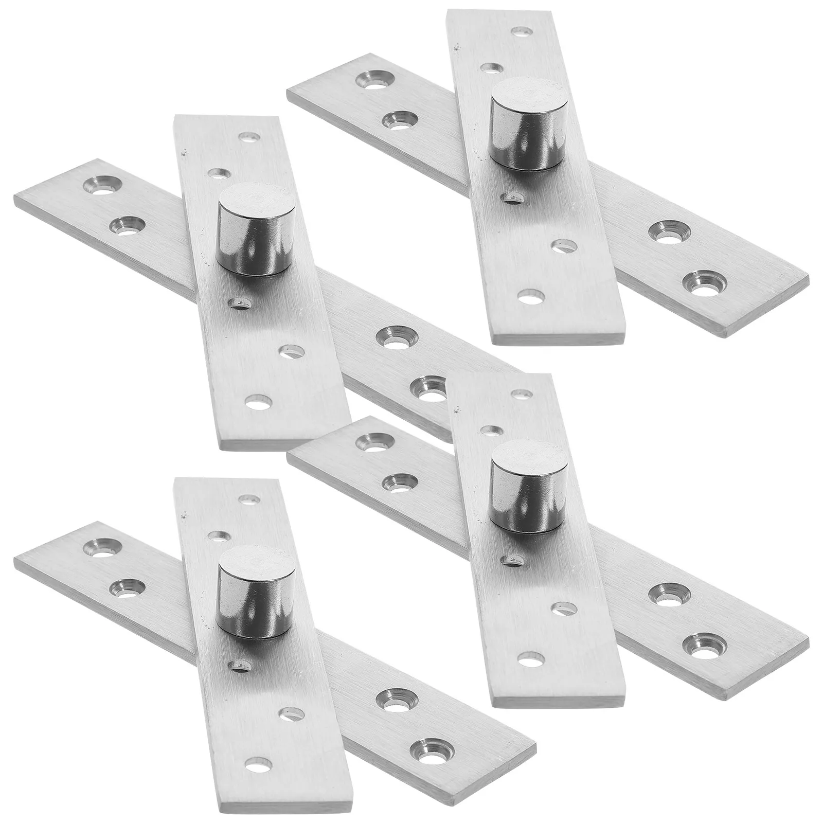 

4Pcs Pivot Hinge Hidden Door Hardware Up Down Shaft 360 Degree Rotatable Rotating Door Pivot Hinges for Wood Aluminum