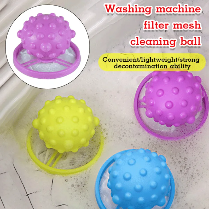 Laundry Balls Washing Machine Floating Filter Bags Lint Filter Lint Remover Cleaning Stain Removal Laundry Balls Clothes