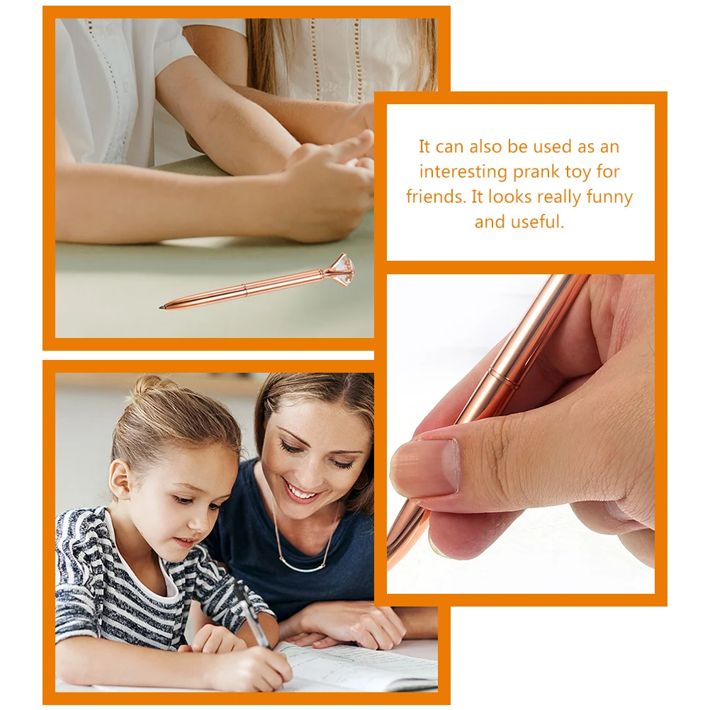 

3 шт. металлические шариковые ручки с удобной ручкой, прочный дизайн, ежедневные ручки для письма для офисных студентов, инструмент для подписи