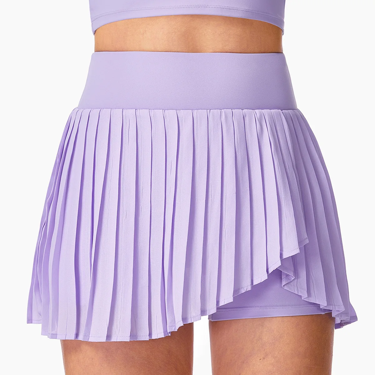 New Fashion Girl Tennis Shorts Skirts with Pocket Workout Gym Golf Running Pleated Mini Skirt Women Sports Yoga Skort