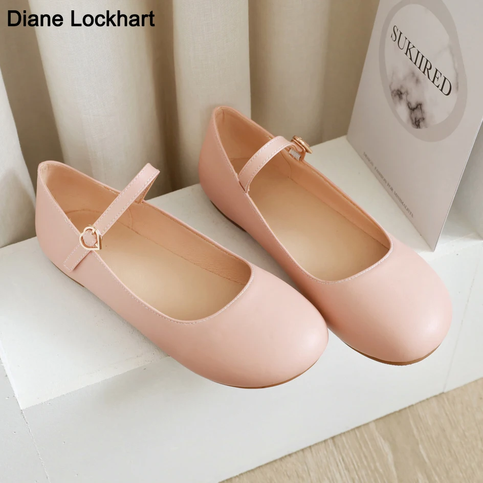 Women Flat Mary Janes Classic Round Toe Ballet Shoes 2023 Fashion Round Toe Buckle Breathable Ladies Boat Footwear Zapatos Mujer