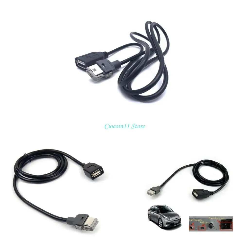 

Y1UB Navigation 4 PIN -ADAPTER USB CABLE для 307 408 B50 RD9 разъем расширения провода