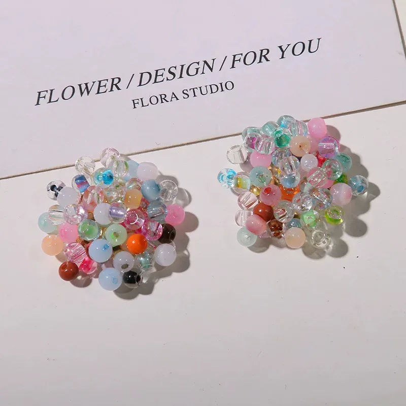 

10pcs Colorful bead flower patches for Clothes,shoes,bags,hair accessories sew on patch