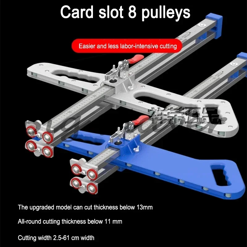 Gypsum board cutting artifact push knife The latest woodworking high-precision stainless steel foldable roller type