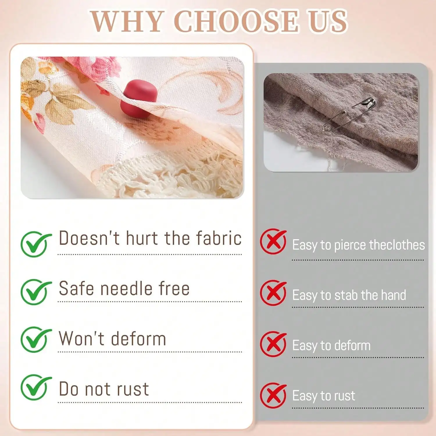 20 Pairs Strong Hijab Magnets Pinless Brooch for Scarf Shirt Dress Matte&Shiny