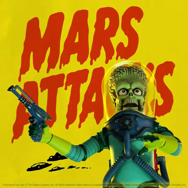 Mars Attacks! Super7 S7 Action Figureals Model Periphery Toy Garage Kit Figma Collectibles Tabletop Decoration Display Pre Sale