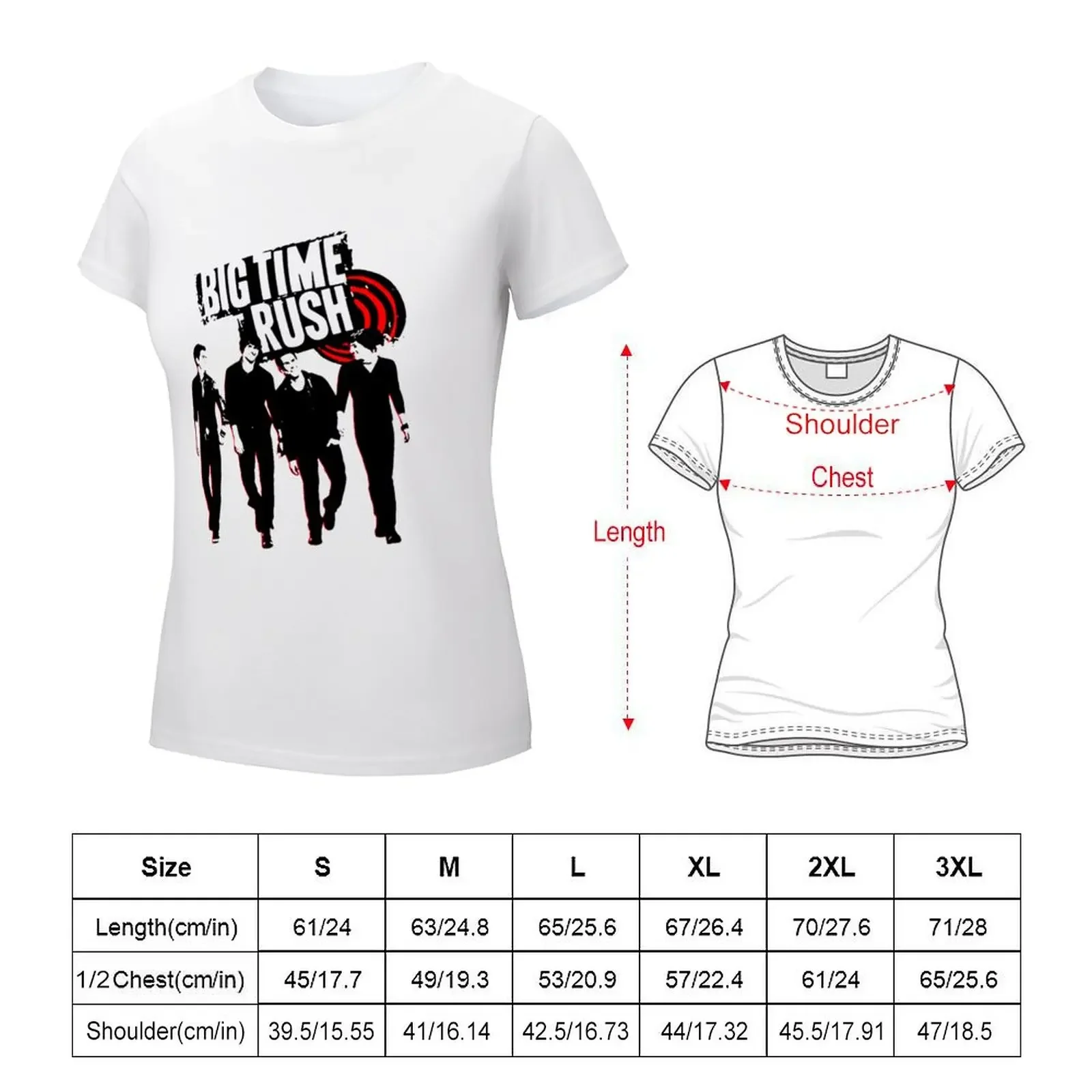 Big Time Rush Band T-shirt anime clothes Blouse luxury designer clothing Women