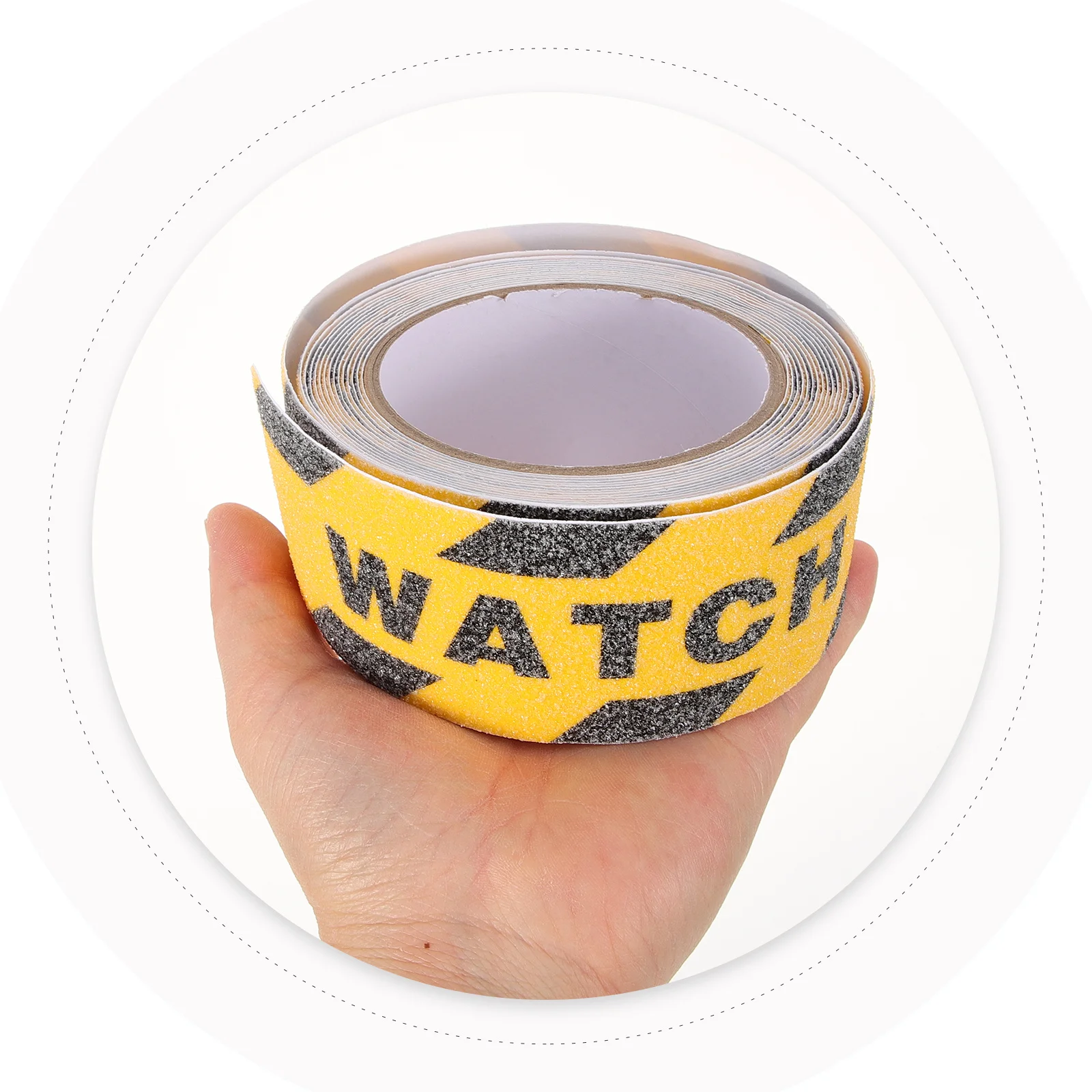 1 لفة المضادة للانزلاق الطابق الشريط عدم الانزلاق لاصق ملصق للأرضيات المبللة الدرج الممرات السلامة ملصق مائي منطقة البناء بمناسبة الشريط #3