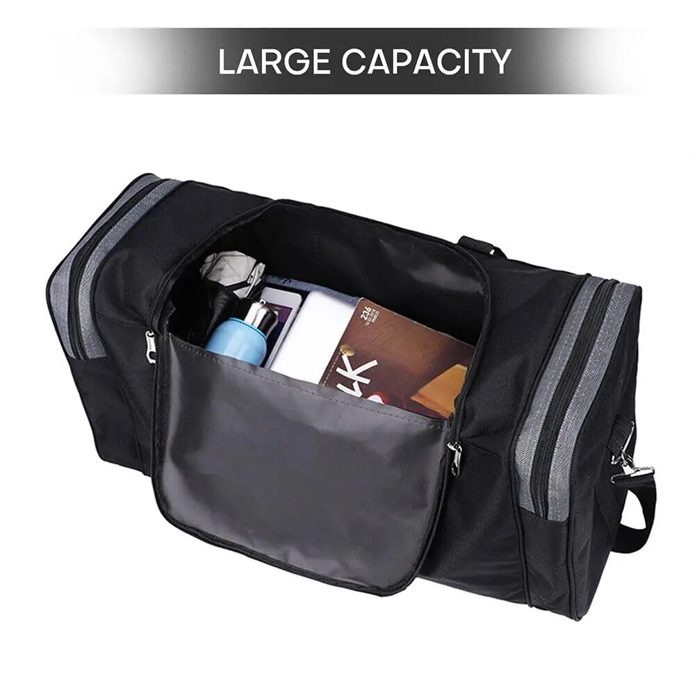 Gym Duffle Bag Travel Duffel Bag, 60L/28″ Large Duffle Bag Waterproof Duffel Luggage Sport Travel Weekender Bag for Men Women