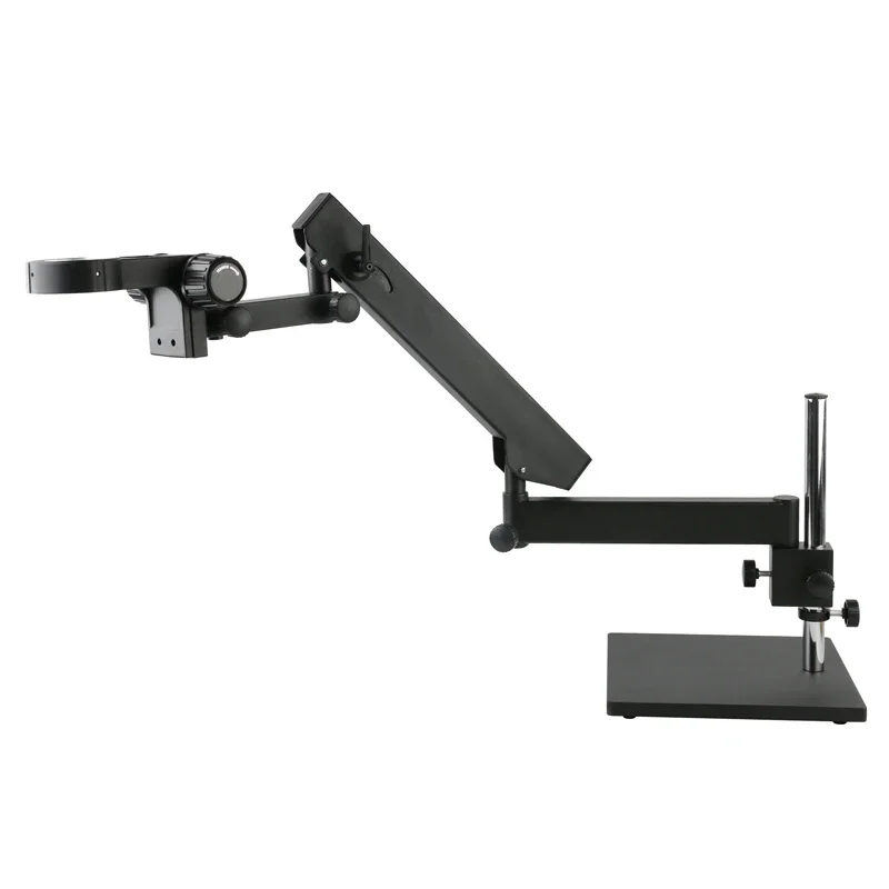 Articulando Braço Pilar Base Stand Suporte Microscópio Suporte Universal Stereo Zoom Acessórios 76 mm Ajustável