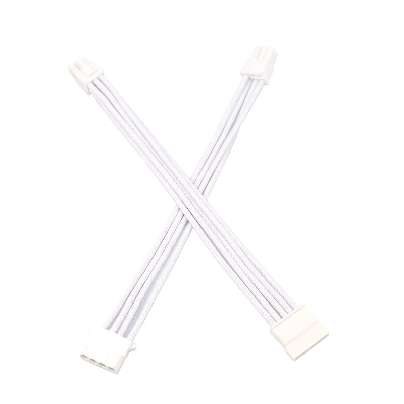 

Corsair Type 4 Sata IDE/Molex Power Cable Full White Corsair PSU Power Cable Make 4Pin Molex Customized Length