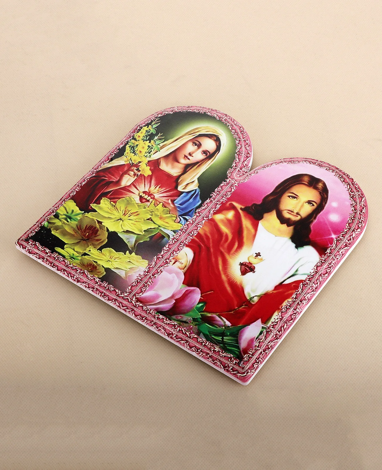 ديالو 4 أنماط أيقونة مقدسة الشيطان الرحمة يسوع سيدةنا السيراميك الحلي مع الكتاب المقدس الصلاة اليومية الدينية ديكور المنزل المذبح #4