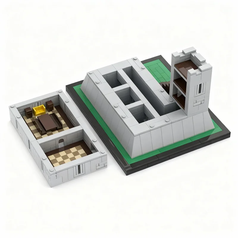 1267 elementów MOC Model Zamku – Art Craft Ideas For Christmas recenzja i cena