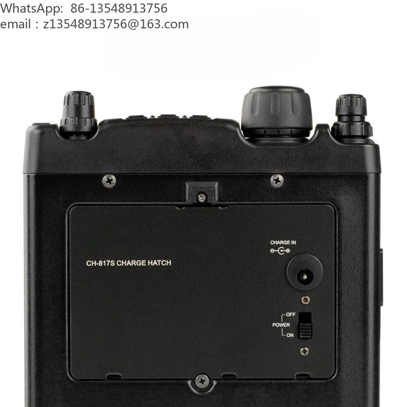 FT-818 817 lithium battery pack + charging hatch cover + charger three-piece set, spot fast delivery.